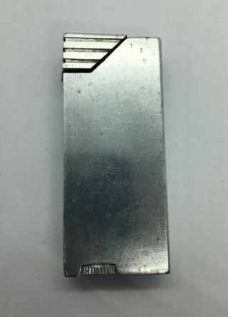 Vintage Art Deco Aluminum Block Trench Pocket Lighter