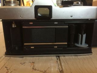 Minolta SRT 101 35mm SLR Film Camera Body,  Lens and Case 3