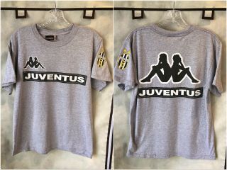 Juventus 1998/99 Training Shirt Soccer Jersey Medium Kappa Serie A