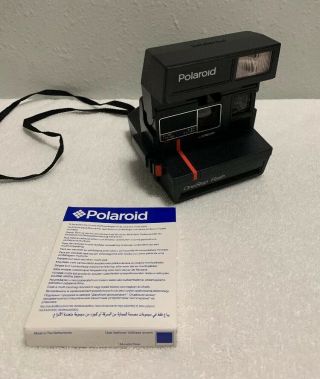 Polaroid One Step Flash Instant Camera Uses 600 Film/ 10 Instant Film