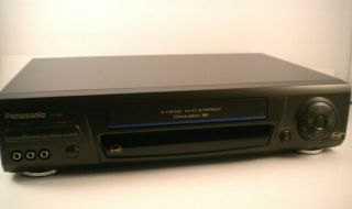 Panasonic Vcr Pv - V8661 Vhs Player Recorder 4 Head Hi - Fi Stereo