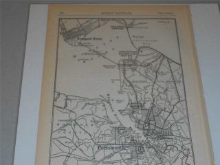 Map of the Railway & Ferry Lines of the Norfolk & Portsmouth Co.  1908 3