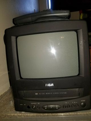 Rca 9’’ Tv Vcr Vhs Great Includes Remote.  Retro Gaming
