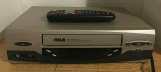 Rca Accusearch Four Head Video System Vcr Model Vr546 Vhs