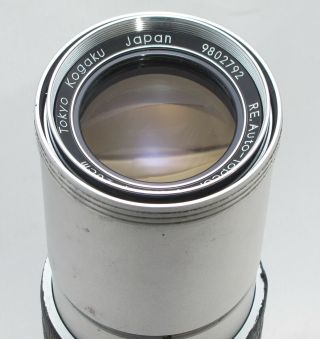 Tokyo Kogaku Topcon Re Auto Topcor 20cm F/5.  6 Lens Exakta 9802792
