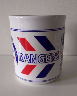 Glasgow Rangers Ibrox Park White Ceramic Mug 1990 