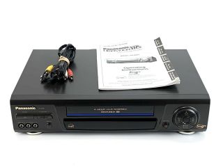 Panasonic Vcr Pv - V8661 Vhs Player Recorder 4 Head Hi - Fi Stereo No Remote