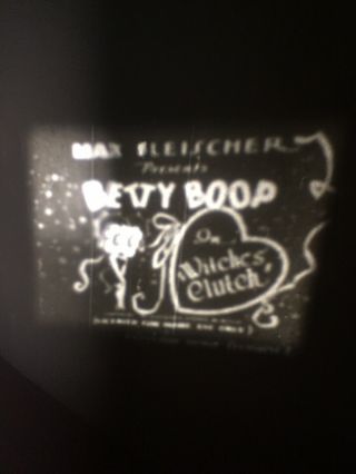 Vintage Collectible 1933 Betty Boop “witch” 8mm B&w Projector Film