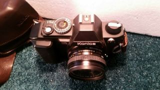 Vintage Konica FS1 35 mm Camera w/ Hexanon 1.  8 40 mm Lens 3