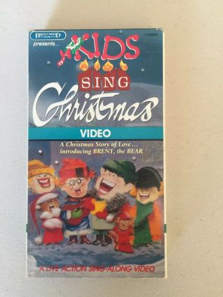 Kids Sing Christmas Video (vhs 1988) Vintage Collectible Sing Along