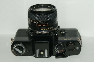 Yashica FR I 35mm,  Yashica lens DSB 28mm f2.  8 70s - 80s Black 2