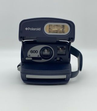 Polaroid 600 Film Camera - Blue 600 Instant Camera