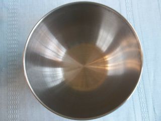 Vintage Set of 3 Farberware Stainless Steel Nesting Mixing Bowls Ring Handles 3