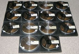 14 Scotch – 3m Type 176 7” Reel - To - Reel ¼” 1.  5 Mil Tapes W/ Bps Music