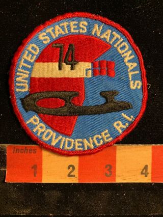 Vtg 1974 Providence Rhode Island United States Nationals Ice Skating Patch 97v4