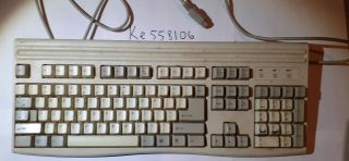 Vintage Mitsumi Keyboard Kpq - E99zc - 13 5 - Pin Din Connector Model Kpqea4za