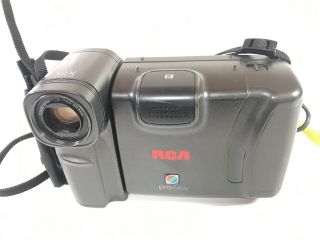 Vintage Rca Color Proview 8mm Video Camcorder 12x Zoom No Battery As - Is R1