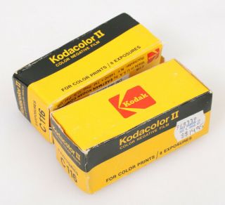 Kodak 116 Film In Orig.  Boxes,  Set Of 2