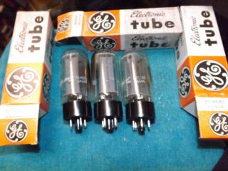 3 Ge 5u4gb / 5as4a Rectifier Tubes F/ Audio Amplifier / Jukebox / Ham Radio