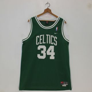 Vintage Paul Pierce Boston Celtics Nike Jersey Size Large Nba Basketball Green