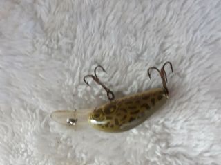 Vintage Rebel Humpy Fishing Lure Green Great Color 3