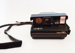 Vintage Minolta Instant Pro Polaroid Spectra Camera.
