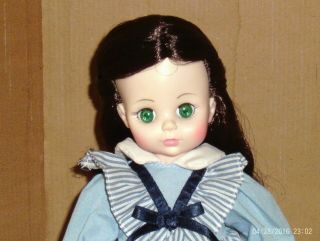 1965 Vintage 13 1/2 In.  Vinyl Plastic Jointed Madame Alexander Girl Doll