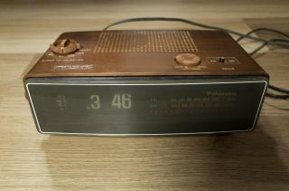 Panasonic Rc - 6030 Flip Clock Radio