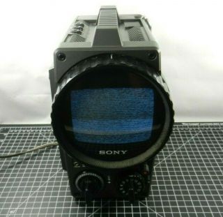 Sony Transistor Portable Black And White Tv Tv - 511 Vintage And
