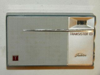 Vintage Toshiba 6p - 15 Transistor 6 Radio
