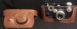 Vintage 1951 Argus C3 The Brick 35mm Rangefinder Camera W 50mm Cintar F/3.  5