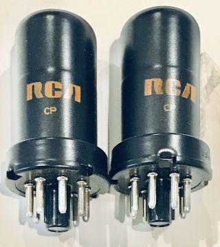 (1) Pair RCA 6SC7 VACUUM TUBE - NOS - NIB - - vintage - matched codes 2