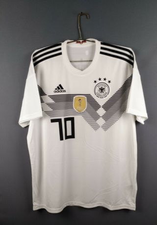 5/5 Germany Soccer Jersey Xl 2019 Home Shirt Br7843 Football Adidas Ig93