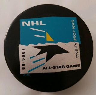 1994 - 1995 Nhl All Star Game Puck San Jose Sharks Official Inglasco - Slovakia