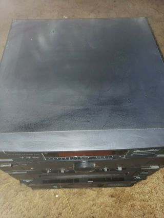 Fisher TAD - 992 5 - Disc CD Changer/ Dual Cassette Receiver tuner stereo. 2