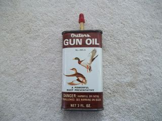 Vintage Outers Gun Oil Can No.  455a Handy Oiler Empty Tin Can 3 Oz.