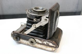 BALDA Baldax Folding Camera with Meyer Gorlitz TRIOPLAN 7,  8 cm f/4,  5 Lens AS - IS 3