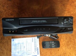 Orion Model Vr5006 4 Head Vcr With Remote