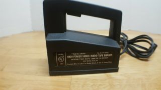Vintage Realistic High Power Video Audio Tape Eraser & Degausser 44 - 233