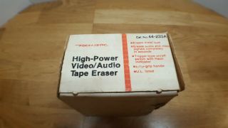 Vintage Realistic High Power Video Audio Tape Eraser & Degausser 44 - 233 3