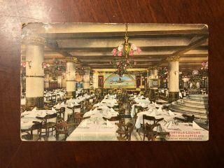 1915 Panama Pacific Expo Vtg Portola - Louvre Ca San Fran Restaurant Div.  Postcard