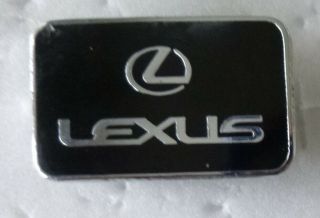 Lexus Enamel Lapel Pin Badge Motorcar Motoring Old Vintage Maker Caxton Of Kew