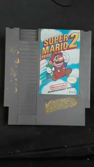 Vintage Game - Mario Bros 2 (nintendo Nes,  1988) (120401)