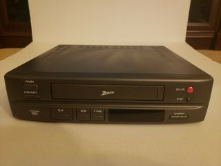 Zenith Vcr Vrm4120 Vhs Player Recorder No Remote.