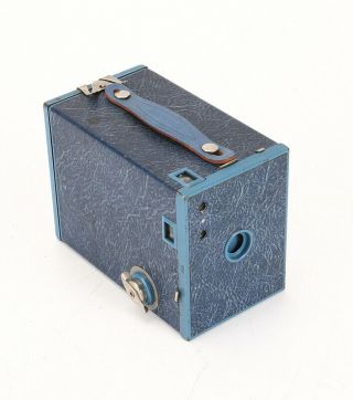 Blue Kodak No.  2 Brownie Model F,  Sticky Shutter,  As - Is/212307