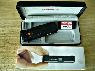 Minox Ec Subminiature Camera In Presentation Box Minty