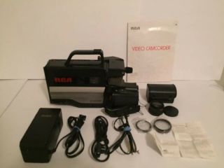 Rca Full Size Vhs Camcorder Cpr250 W/solid State Image Sensor - W/hard Carry Case