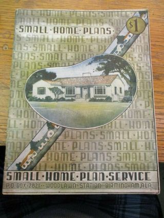 Vtg 1948 1st Ed Book Of Small Homes Building Plans 40s Styles 28 Plans