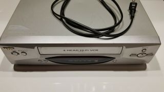 Sanyo Vwm - 696 Vcr Vhs Player/recorder With Power Cable And