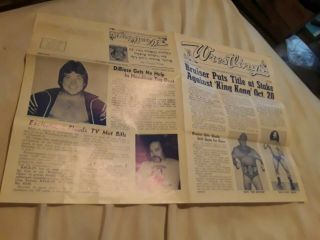 Oct 14 1978 St Louis Wrestling Club Program Newsletter